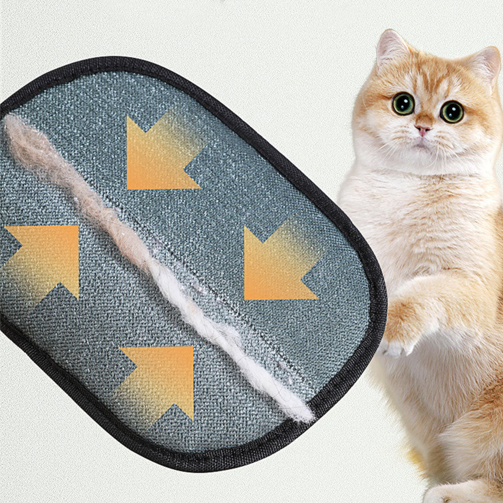 Textured FurLift grooming surface lifting loose cat hair